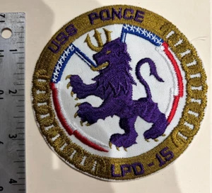 Vintage USS Ponce LPD-15 Patch - Picture 1 of 2
