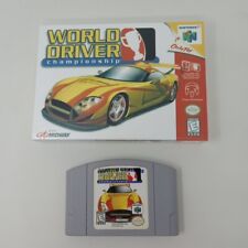 World Driver Championship (Nintendo 64) N64 Game & Clamshell Case
