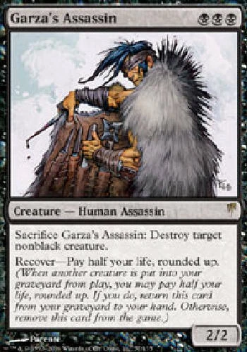 GARZA'S ASSASSIN Coldsnap MTG Magic the Gathering Cards DJMagic - Image 1 of 1