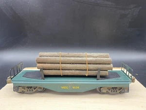 Vagón de troncos Lionel pintado a medida Maine Central Railroad MEC escala O - Imagen 1 de 8