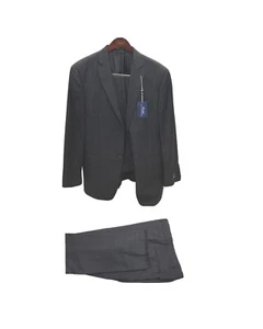 Ralph Ralph Lauren NDED21RZD934 Wool Suit Grey/Blue 40Short 32W - Picture 1 of 3