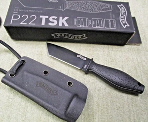WALTHER P22 TSK feststehendes Tanto Taschenmesser Neckknive Halslmesser 50878 - Bild 1 von 4