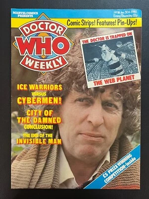 January 30th 1980 Doctor Who Weekly Mag. #16 VTG w/Fourth Doctor Marvel BBC UK! - Image 1 of 3