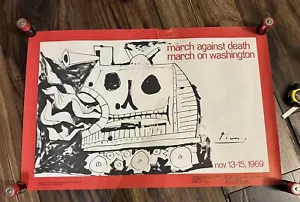 Pablo Picasso Poster made by Picasso in support of Vietnam 1968 Anti War Protest - Picture 1 of 11