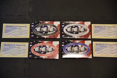CSN 2004 State Quarter Set, Platinum, Gold, Denver, and Philadelphia Mints. - Image 1 of 3