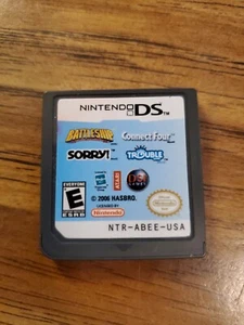 Battleship / Connect Four / Sorry! / Trouble (Nintendo DS) *CART ONLY - TESTED* - Picture 1 of 3