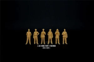 Homemade 1/72 World War II Kriegsmarine U-boat Captain - Crew of Six Model - Picture 1 of 1