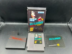 Ice Climber Hangtab 5-Screw Black Box Nintendo NES Complete in Box CIB WATA CGC - Picture 1 of 11