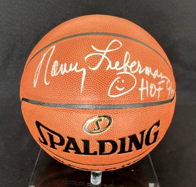Nancy Lieberman Signed Basketball HOF 96 JSA - Image 1 of 4
