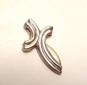 VINTAGE DESIGNER WELLIG MODERNIST ROSS ELEGANT ANHÄNGER CHARM STERLINGSILBER 925 - Bild 1 von 9
