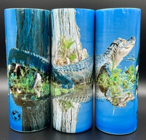 Gator Alligator Cypress Tree Nature Florida Photography 20oz Skinny Tumbler - Picture 1 of 4
