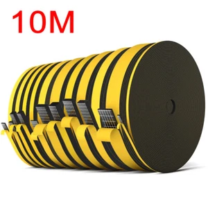 10M Weather Seal Strip Foam Self Adhesive Tape Window Door Draught Excluder UK - Picture 1 of 10