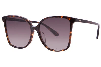 Gafas de sol para mujer Kate Spade Brigitte/F/S 086HA habana oscura/marrón degradado 58 mm Foto 1 de 4