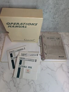 Discos Copam+ Microsoft MS-DOS 3.30 de colección con manual de operaciones - Imagen 1 de 10