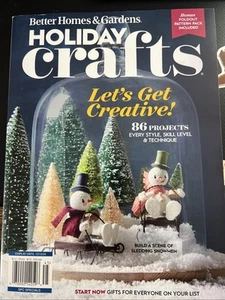 Holiday Crafts ~ Better Homes & Gardens MAGAZINE 2024 ~ 86 Projects Creative! - Picture 1 of 4