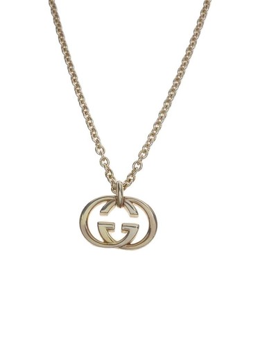 Collana Gucci ad incastro G ARGENTO uomo con top SLV usata