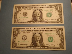 $1 UNCIRCULATED Star Lot, 2006 K + 2009 D, One dollar US Cleveland Dallas 346 - Picture 1 of 2