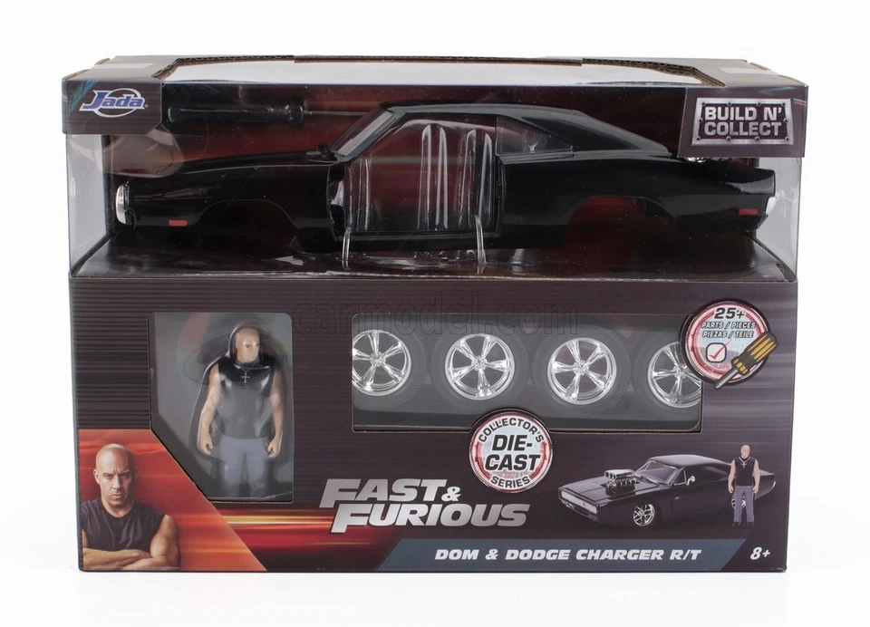 1/24 JADA - DODGE - DOM'S DODGE CHARGER R/T 1970 - WITH FIGURE DOMINIC 3590 - Immagine 1 di 1