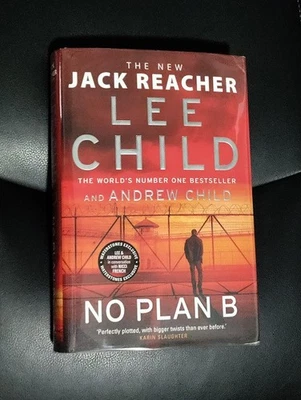 Signed Lee Child Andrew Child No Plan B Jack Reacher Waterstones UK HC VG+ Foto 1 de 4