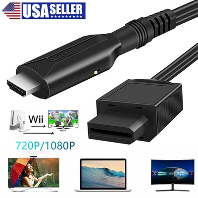Wii zu HDMI Konverter Adapter HD Link Kabel 1080P/720P Plug and Play für TV PC - Bild 1 von 4