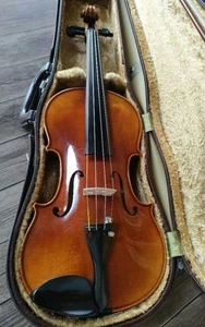 YAMAHA V10G Violin 4/4 Full Size 2007 with Case Bow Shoulder Rest USED #9585 - Picture 1 of 19