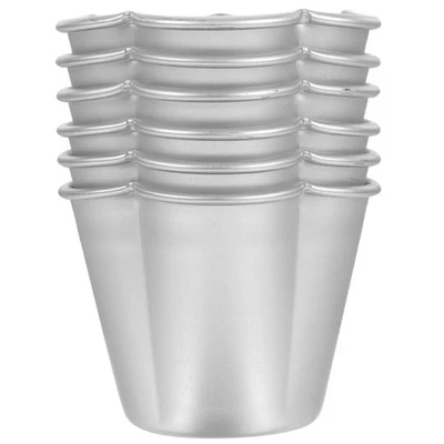  6 pezzi di budino stampi per muffin antiaderente stampi da forno per la casa - Immagine 1 di 4