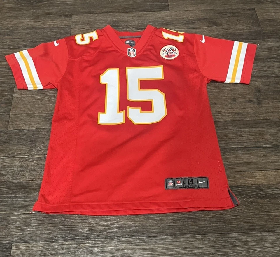 Camiseta deportiva Patrick Mahomes #15 Kansas City Chiefs Nike On Field juvenil talla mediana Foto 1 de 4