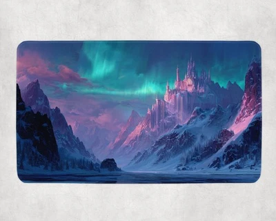 MTG Playmat | Icy Mountains Themed Playmat | Unofficial MTG Playmat - Image 1 of 4