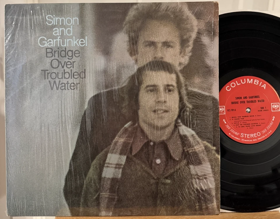Simon and Garfunkel Bridge Over Troubled Water Vinyl LP Columbia KCS 9914 2 Eye Foto 1 de 4