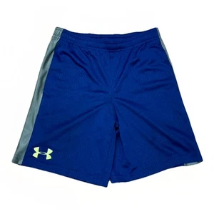 Under Armour Shorts Youth XS Blue Gray Loose Basketball Athletic Athleisure - Picture 1 of 8