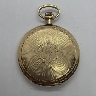 Reloj Bolsillo Antiguo Alpina Años 16 Alto Grado Lleno de Oro 20 Años Estuche de Caza Funciona Foto 1 de 4