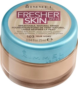 Rimmel London Fresher Skin Foundation 103 True Ivory - Picture 1 of 5