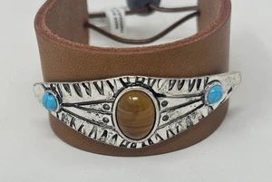 Free People Leather bracelet NWT $ 48 - Picture 1 of 6