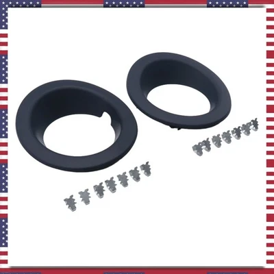 Pair Front Bumper Fog Light Bezel Cover For 2006-09 Land Rover Range Rover Sport - Image 1 of 4