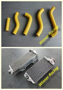 Radiador de aluminio y manguera de silicona Fit Suzuki RMZ250 RM-Z250 2007 2008 2009 - Imagen 1 de 5