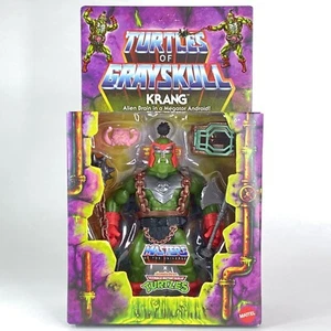 Turtles Of Grayskull KRANG Figure Masters of the Universe TMNT MOTU 2024 In Hand - Picture 1 of 12