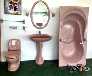 Villeroy and Boch,Luigi Colani,entire bathroom set,excellent,vintage 1970s, - Picture 1 of 22