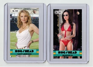 Maggie Q rare MH Hogshead #'d x/3 Tobacco card no. 515 - Zdjęcie 1 z 1