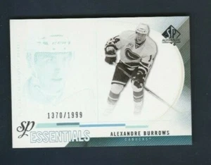 2010-11 SP Authentic 1370 /1999 Essentials # 197 Alexandre Burrows - Picture 1 of 1