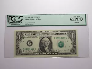 $1 1977 Bookend Atlanta GA Federal Reserve Bank Note Currency Bill PCGS 65PPQ - Picture 1 of 4
