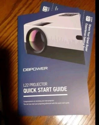 DBPOWER MINI LCD VIDEO PROJECTOR L22 - Image 1 of 2