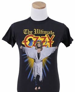 Ozzy Osbourne 1986 Ultimate Sin Tour Vintage T-Shirt Men M Black NEW