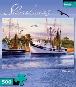Buffalo Games "Shorelines" Miss Karen Jigsaw Puzzle 500pc (discontinued) - Picture 1 of 12