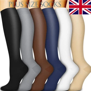 Everstride Compression Socks for Women Wide Calf, Everstride Advanced Wide Socks - Picture 1 of 13