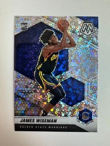 2020-21 James Wiseman RC Panini Mosaic Silver Disco (Fast Break) #205 Warriors - Picture 1 of 2