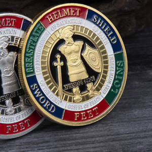 New Put On the Whole Armor Of God Commemorative Challenge Coin Collection Coins