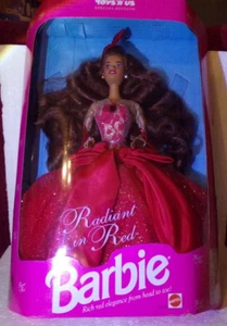LOOK MATTEL 4113 RADIANT IN RED BARBIE DOLL NIB - Picture 1 of 3