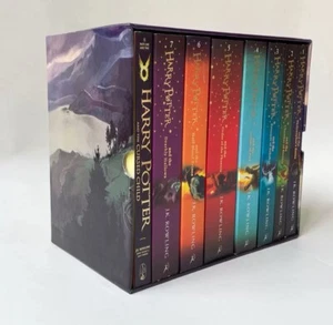 BRAND NEW Harry Potter 7 Books Complete Collection Boxed Gift Set by JK Rowling! - Picture 1 of 7