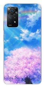 Coque en silicone imprimée compatible Xiaomi Redmi Note 11 Pro Plus 5G Hanami - Picture 1 of 3
