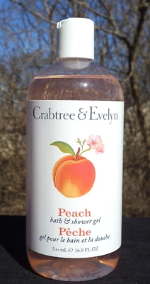 Crabtree & Evelyn PEACH Bath & Shower Gel 16.9 oz BRAND NEW - Image 1 of 2